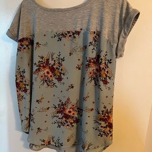 Rose + Olive shirt Large